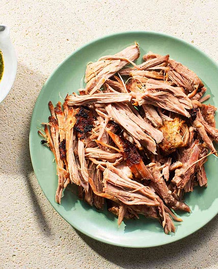 Cuban-Style Roast Pork Shoulder With Mojo Recipe