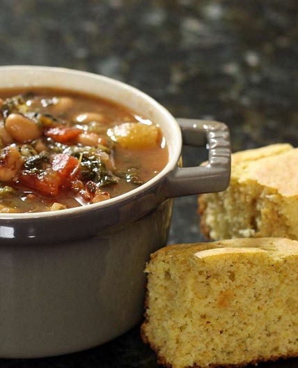 Black-Eyed Peas and Greens Soup