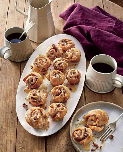 Mini Bananas Foster Sticky Buns Recipe