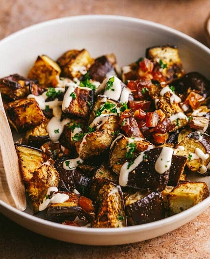 Mediterranean Roasted Eggplant Recipe (Low-Carb, Gluten-Free)