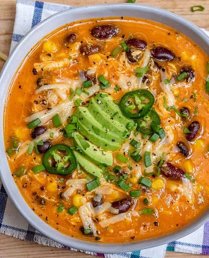 Creamy Chicken Enchilada Soup