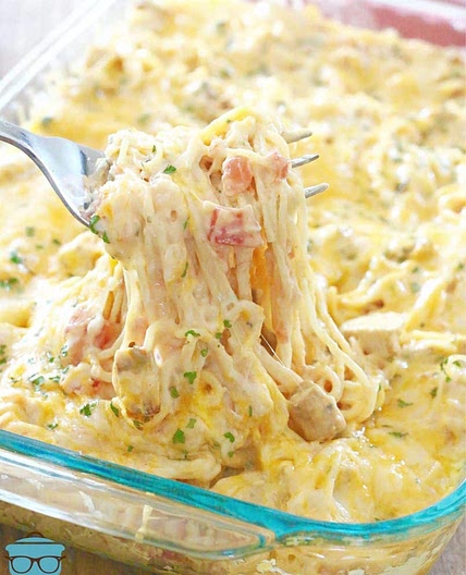 The Best Chicken Spaghetti