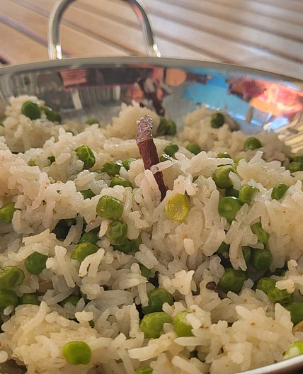 Renu's Pea Pulao