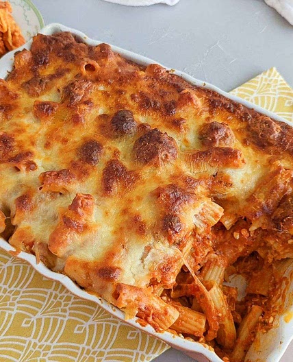 Meatball Pasta Bake