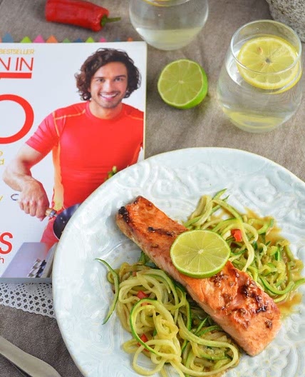 Lean in 15 (Red) - Teriyaki Salmon with Courgette Noodles