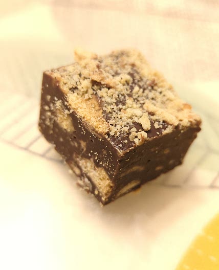 Condensed milk no bake brownies