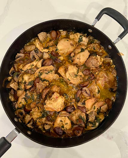 Single Skillet Chicken Roast 