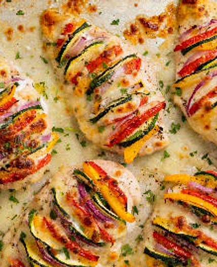Primavera Stuffed Chicken