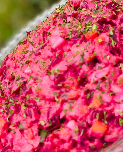 Haitian Red Beet  Salad 