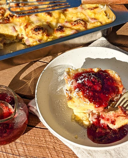 Monte Cristo Breakfast Strata