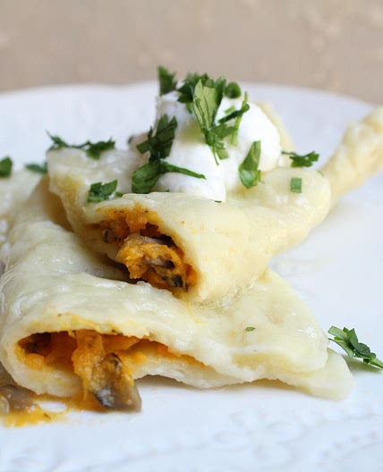 Sweet Potato and Mushroom Kreplach