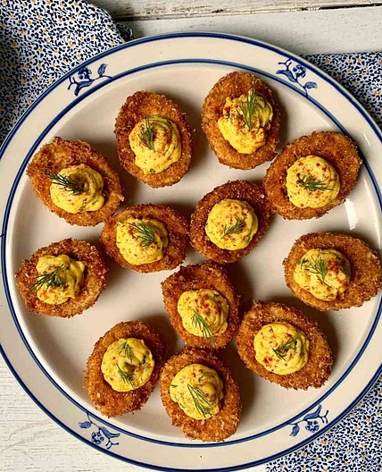 Fried Deviled Eggs