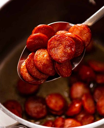 Smoked BBQ Kielbasa with Rice