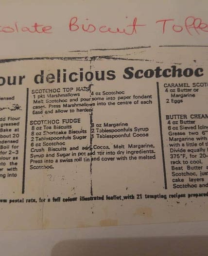 Chocolate Biscuit Toffee