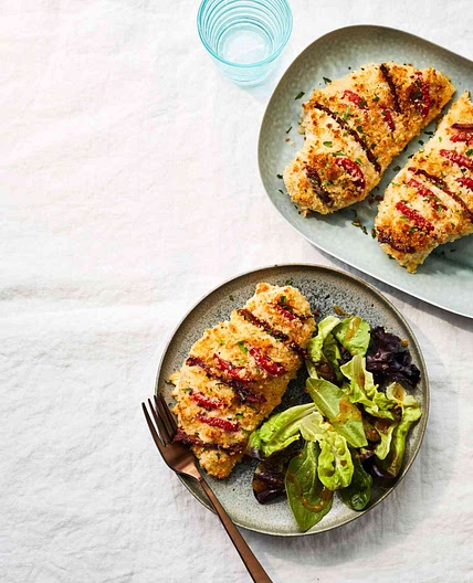 Kentucky Hot Brown-Stuffed Chicken