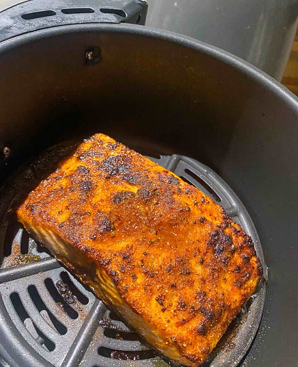 Air Fryer Honey Mustard Salmon 