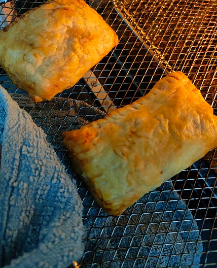 Potatoe and cheese pasty