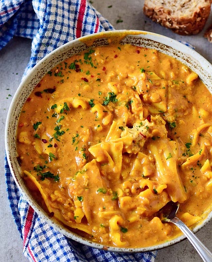 Vegan Lasagna Soup