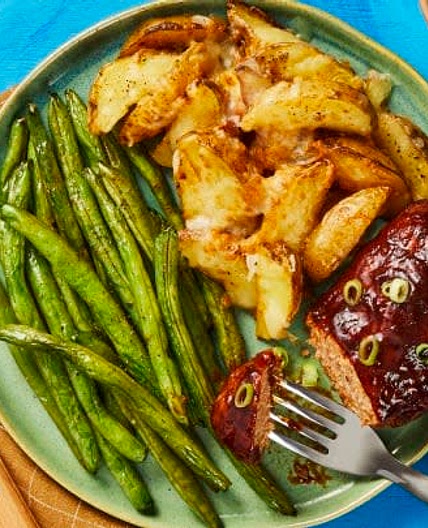 Kickin’ Orange BBQ Pork Meatloaves