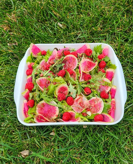 Pink Rasberry Salad