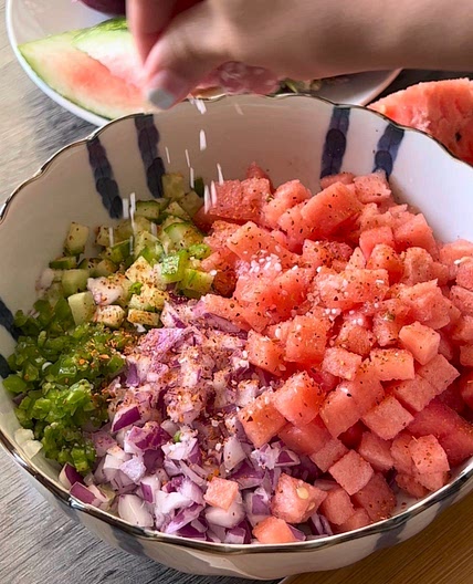 Watermelon Tajin Salad