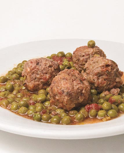 Iraqi Meatballs with Green Peas