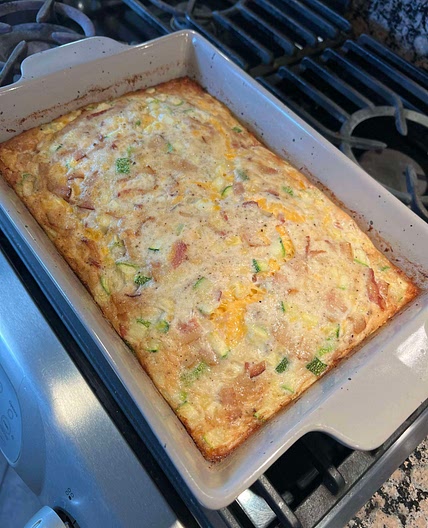 Turkey Bacon Cheddar Frittata