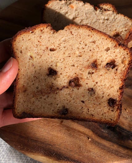 99cal Protein chocolate chip banana bread 