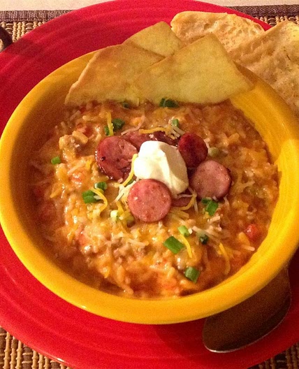 Creamy Spanish Rice Soup