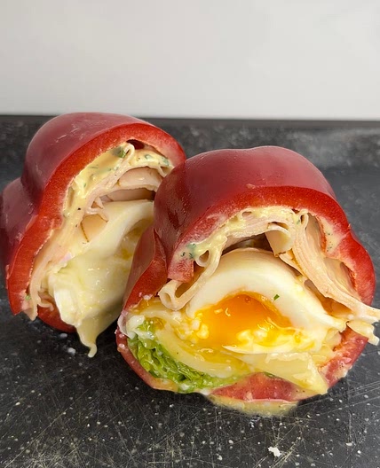 Bell pepper sandwich