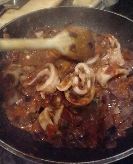 Calamares en su tinta