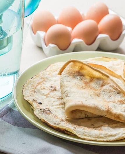 Crêpes sans lait