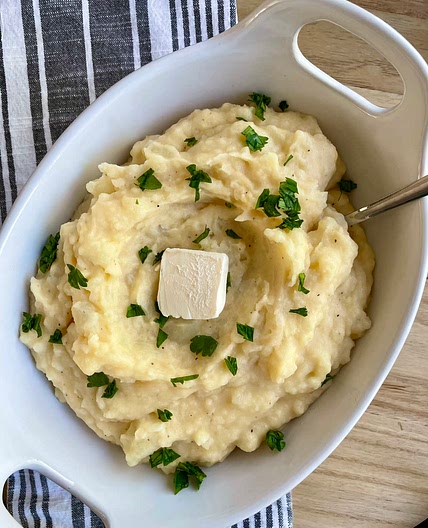 Cheesy mashed potatoes 