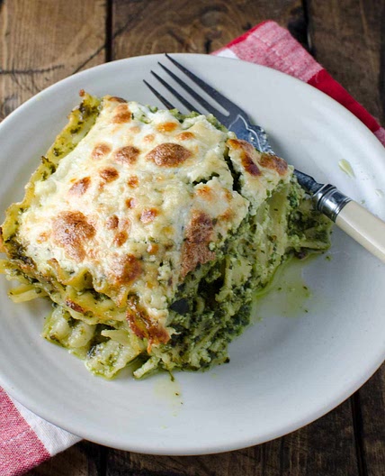 Fast-and-Easy Pesto Lasagna