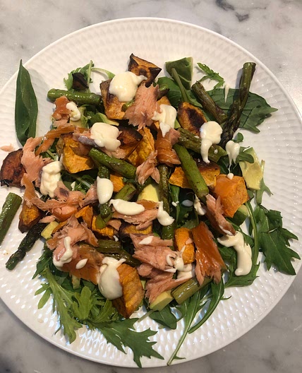 Salmon and Avocado Salad