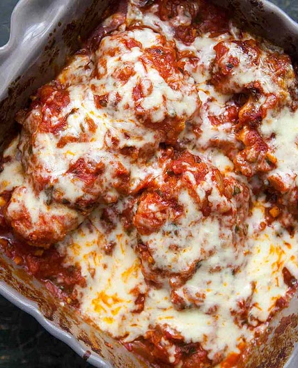 Baked Chicken Marinara