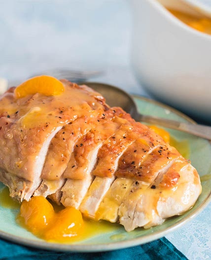 Roasted Turkey Breast With Pineapple-Orange Sauce