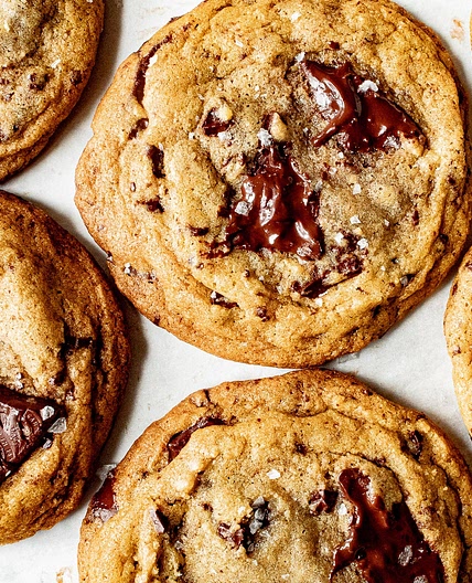 Easiest Small Batch Chocolate Chip Cookies with Brown Butter and Sea Salt