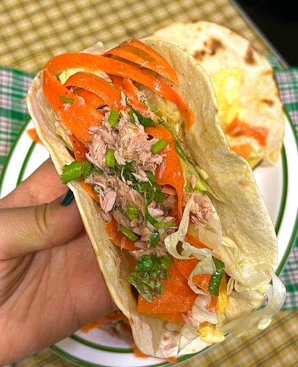 Breakfast Tacos ft. Carrot Salad