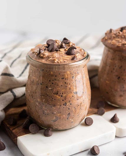 Chocolate Delight Protein Overnight Oats