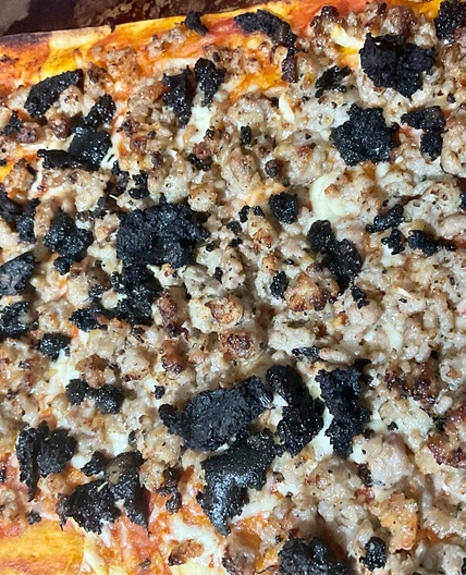 Herby Sausage Pizza