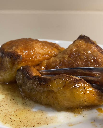 WIC Approved Peach Dumplings