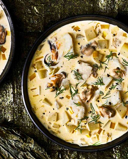 Seafood-and-Seaweed Chowder