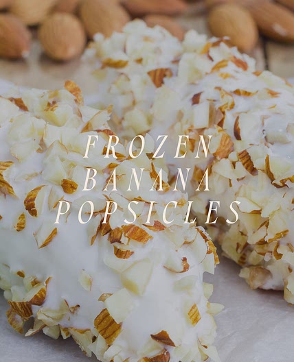 Frozen Banana Popsicles — Neu by Nicole