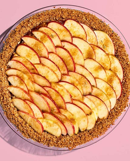 Apple Flambé Pie