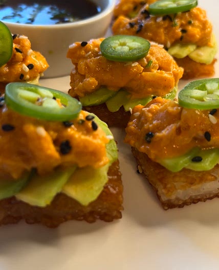 Nobu Style Crispy Rice Bites