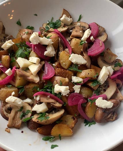 Mushroom & Potatoes Breakfast Plate
