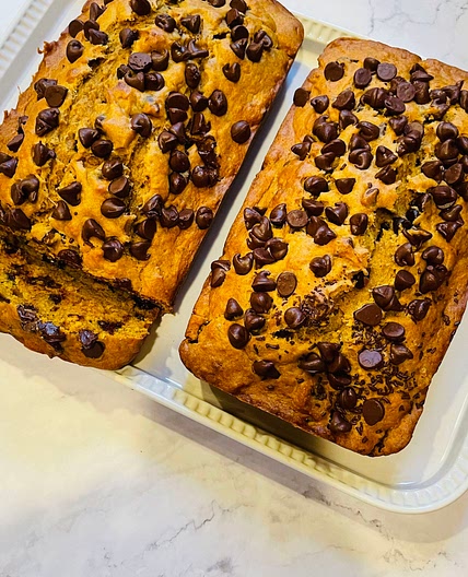 Pumpkin banana bread 