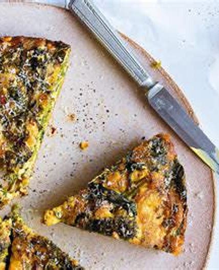 Frittata au bleu et au brocoli