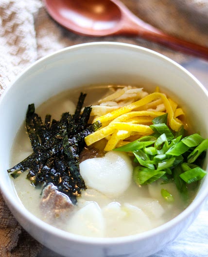 Tteokguk (Korean Rice Cake Soup)